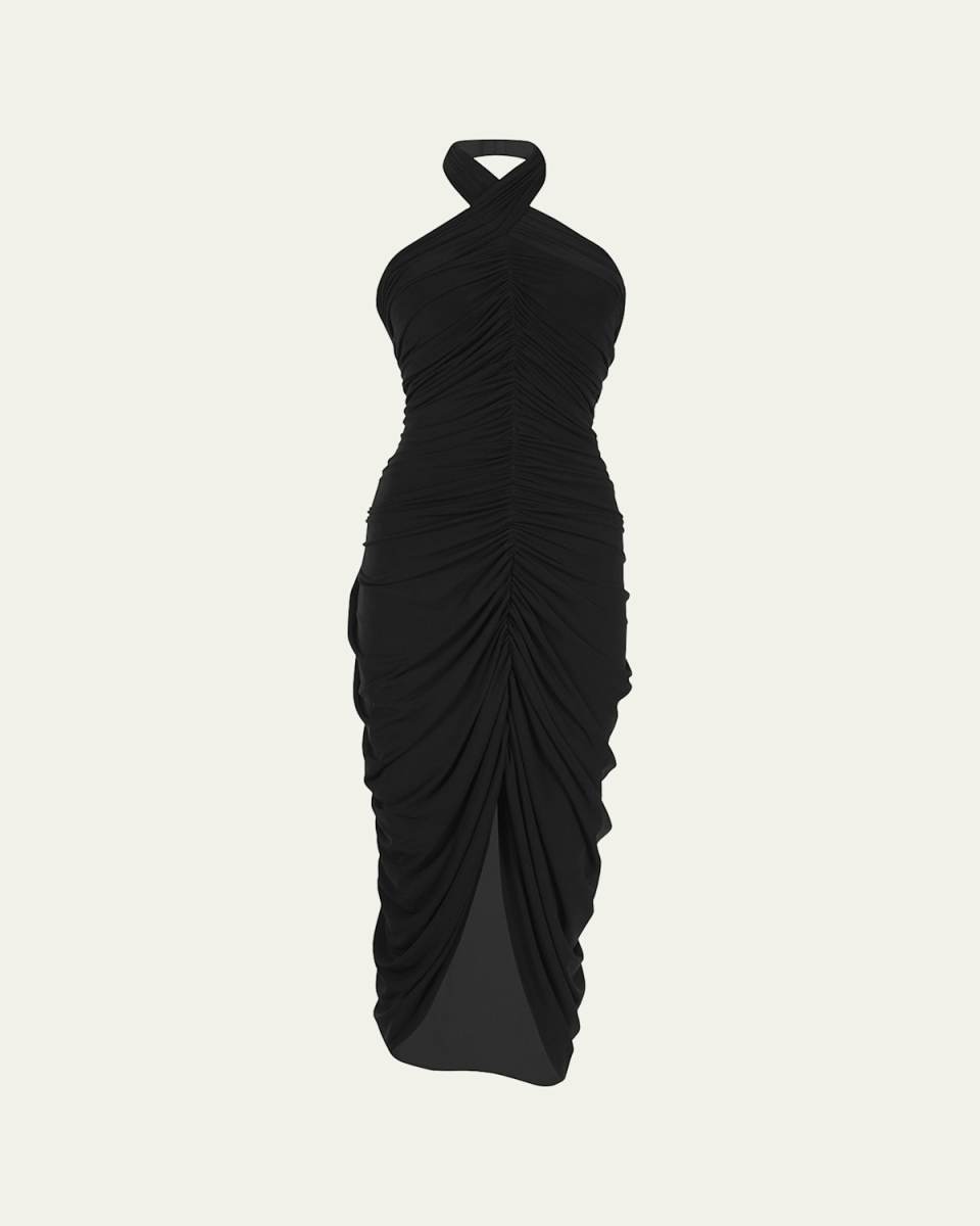 The Athena Drape Long Dress